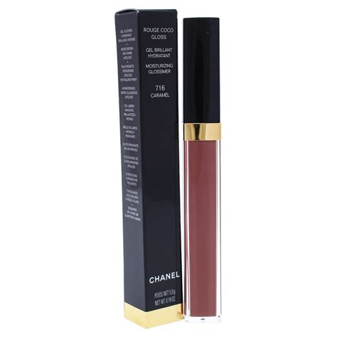 chanel lip gloss 716 caramel|ROUGE COCO GLOSS Moisturizing glossimer 716.